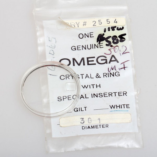 Omega Uhrenglas Crystal PZ5155 - für Omega Seamaster 60 Ref. 166.062