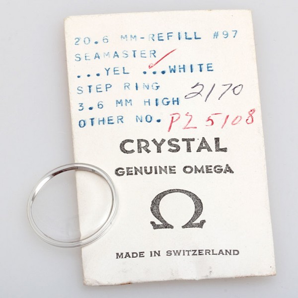 Omega Uhrenglas Crystal PZ5108 - für Omega Seamaster