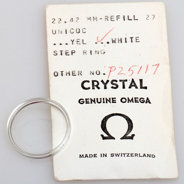 Omega Uhrenglas Crystal PZ5117 - für Omega Referenz 535.013